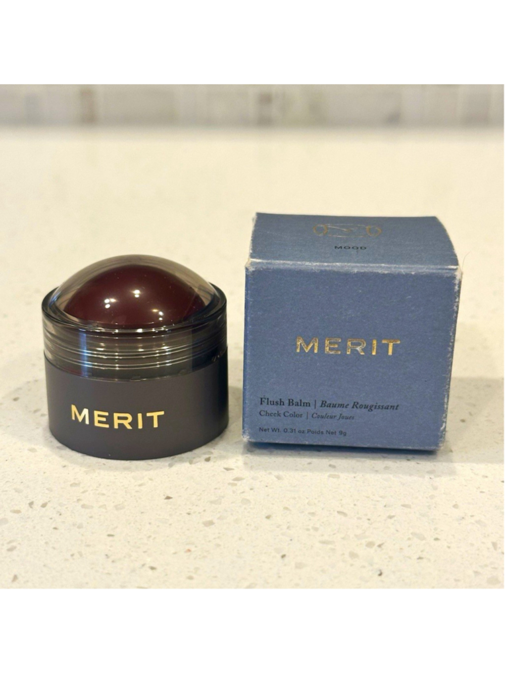 MERIT Flush Balm Cheek Color Balm Blush - Mood - 0.31 oz (Single)